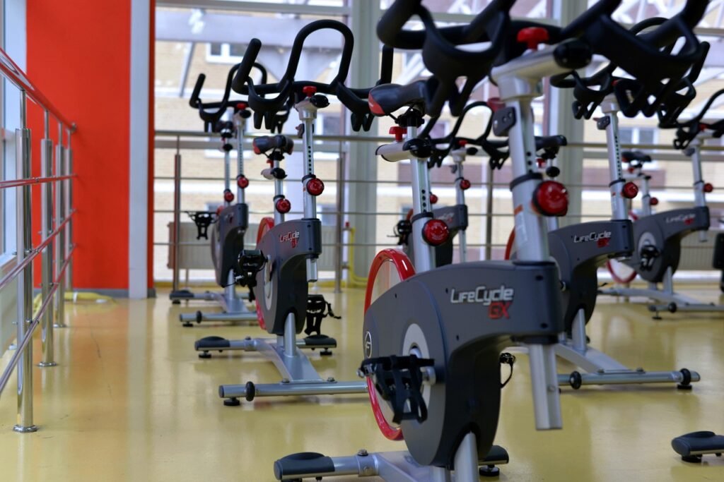 trening kolarski zimą